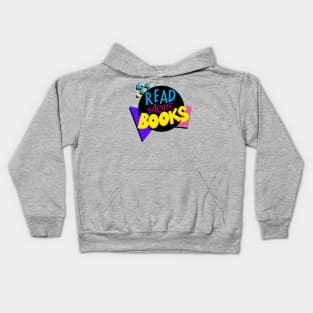 Read More Books 80s 90s Bookworm Kids Hoodie